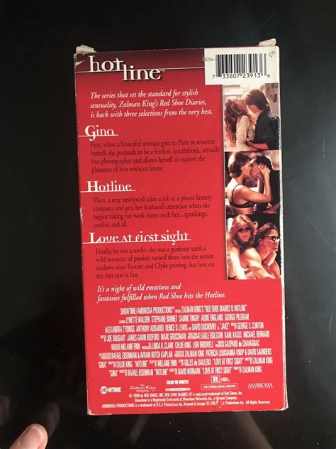 VTG VHS Tested Red Shoe Diaries HOTLINE Soft Core S Fantasy Sex EBay