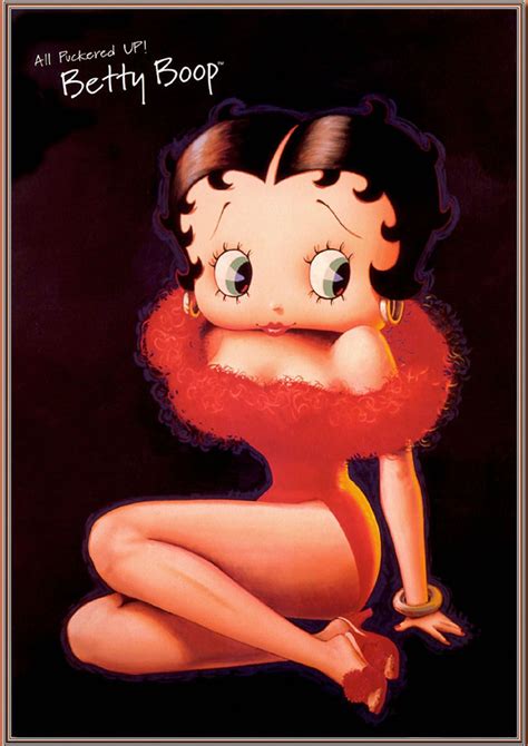 All Puckered Up Betty Boop Poster Betty Boop Pictures Betty Boop
