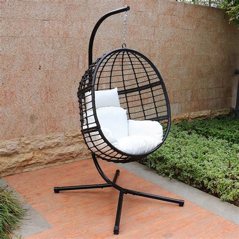 45 results for basket chair. Abble Outdoor Wicker Hanging Basket Swing Chair with ...