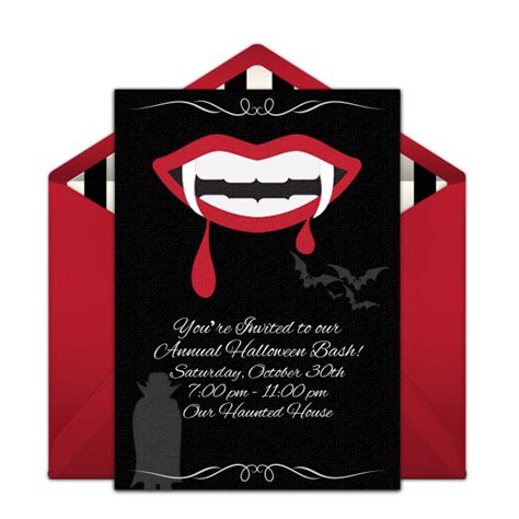 Free You Re In Bite D Invitations Halloween Party Dinner Invitations Free Halloween Invitations