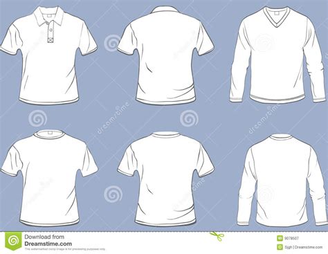 Long Sleeve T Shirt Template Illustrator Free Download