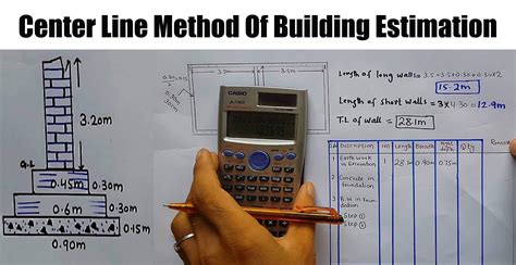 Center Line Method Of Building Estimation Engineering Discoveries