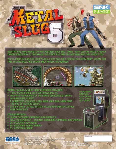 Metal Slug 6 Arcade Actiongaret