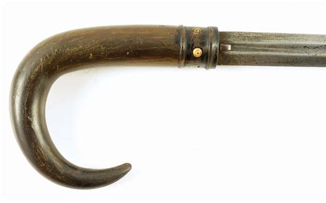 Sword Cane With Th Century Passau Wolf Marked Rapier Blade Auctions