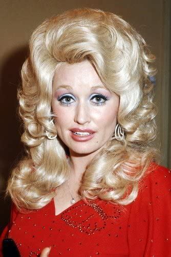 Losykomodo Dolly Parton Red Dress Blonde Hair Rare
