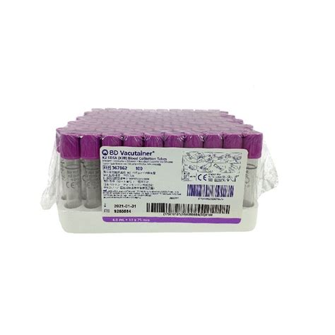 Ml Bd Vacutainer Blood Collection Tubes With Edta American Screening