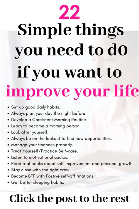 How To Improve Your Life Instantly Self Improvement Tips How To
