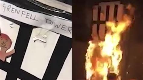 Man Who Laughed As He Filmed Burning Grenfell Tower Model Narrowly