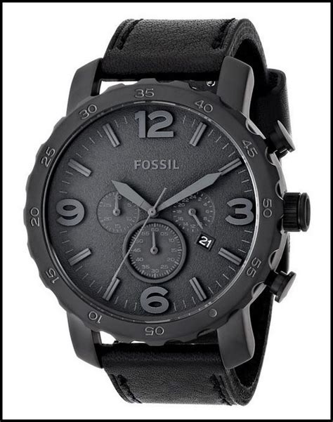 Fashion wrist watches, watchbands, pocket & fob watches and more from the wide range of products, online shopping at best prices. Fossil Men's JR1354 Nate Black Watch | | GraciousWatch.com