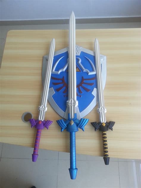 buy 80cm eva foam the legend of zelda blue replica master sword prop display