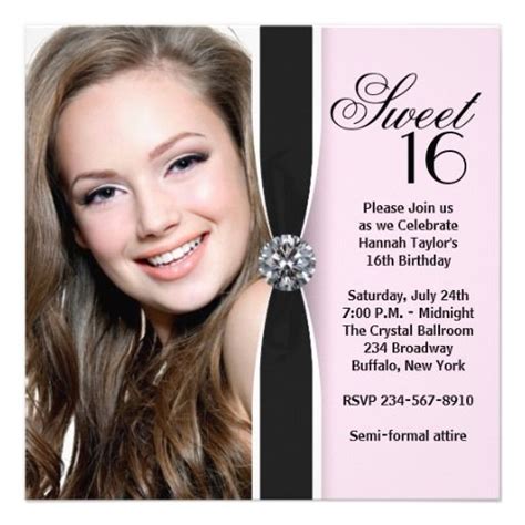 16th Birthday Invitations Ideas For Her For Donny Sweet Sixteen