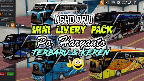 Yap, po haryanto ini memang salah satu perusahaan transportasi besar yang punya banyak armada yang melayani berbagai trayek di pulau jawa. Mini Livery Pack PO. Haryanto SHD ORI (bussid) - YouTube