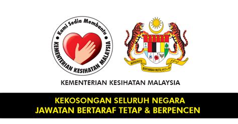 Sejarah perkhidmatan kesihatan negara malaysia telah ditubuhkan sejak ketika malaysia tidak memperoleh kemerdekaa. Jawatan Kosong di Kementerian Kesihatan Malaysia KKM ...