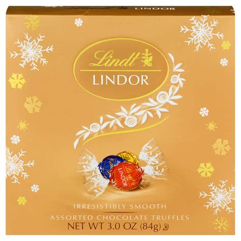 Lindt Lindor Holiday Collection Assorted Chocolate Truffles T Box