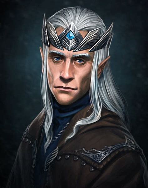 Warlock 2 Sergey Kondratovich Elf Art Character Portraits Fantasy