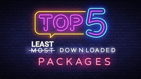 Top 5 Least Downloaded Packages From The Pdq Package Library Youtube