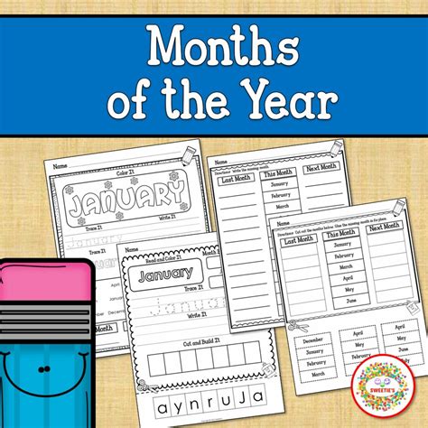 Months Of The Year Worksheets Made By Teachers