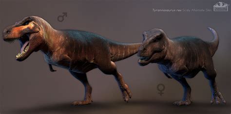 Artstation Tyrannosaurus Rex 3d Model And Animation Maurizio Morosan
