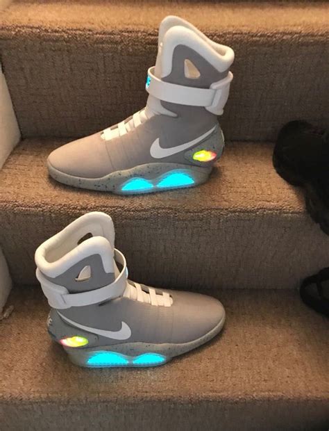 Nike Air Mag Marty Mcfly Back To The Future Jestream Grey Blue Size 11