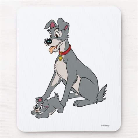 Lady And The Tramp Disney Mouse Pad
