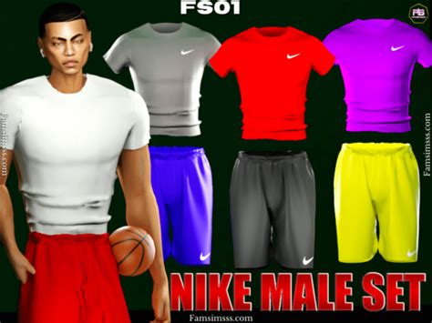 Sims 4 Nike Male Set Fs01 Download Best Sims Mods