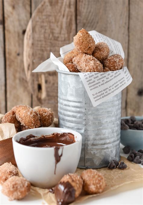 Gluten Free Churro Poppers - Fork and Beans