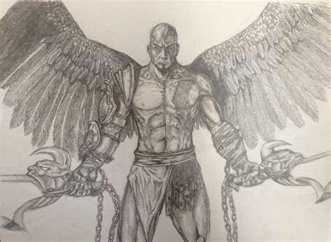 Kratos God Of War Sketch By Joejamz99 On Newgrounds
