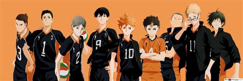 Haikyuu - Karasuno Team HD wallpaper download