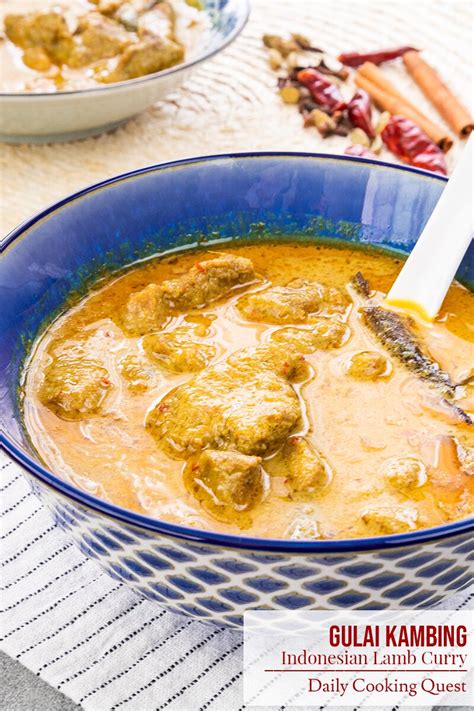 Bikin kaldu daging terlebih dahulu. Gulai Kambing - Indonesian Lamb Curry Recipe | Daily Cooking Quest