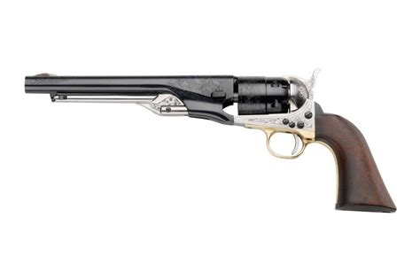 Pietta 1860 Colt Army Deluxe Acier Révolver Poudre Noire Cal