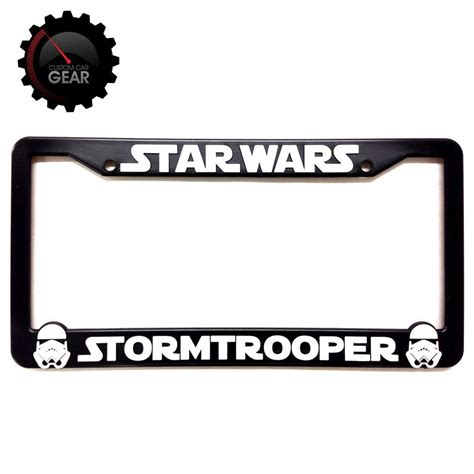 Star Wars Stormtrooper License Plate Frame 3 D Raised Letter Car