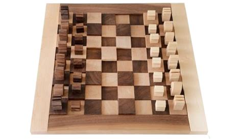 Handmade Wooden 3d Chess Board