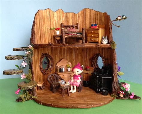 Once Upon A Doll Collection Bjd Fairy Tree Dollhouse Craft Project
