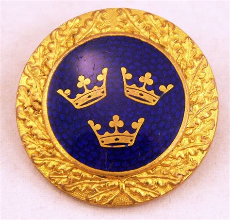 At the start of the war most of the ships of the royal swedish navy were quite old and the navy was in need of new ships. Iconic Cobalt-Blue Enamel Sporrong Brooch with Tre Kronor ...