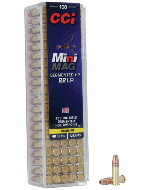 Cci Mini Mag Segmented Hp 22 Lr 40 Gr 100rds