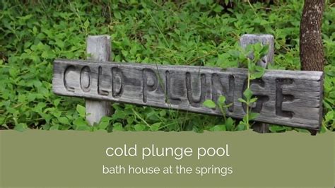 Cold Plunge Pools Peninsula Hot Springs Youtube