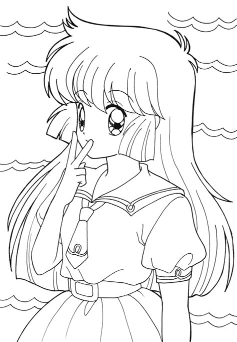 Anime Printable Coloring Pages