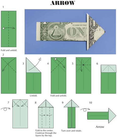 Welcome To Dover Publications Easy Dollar Bill Origami Dollar Bill
