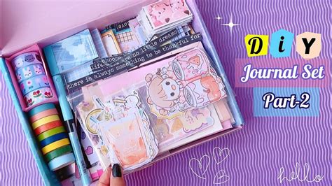 Part 2 How To Make Journal Set At Home Diy Journal Set Diy Journal