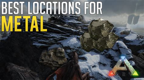 Best Metal Locations The Island Ark Survival Evolved Guide Youtube