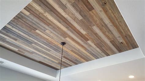 Barnwood Style Accent Ceiling Barn Wood Diy Home Improvement Home Diy