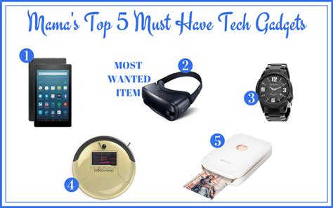 Mamas T Guide Top 5 Must Have Tech Gadgets