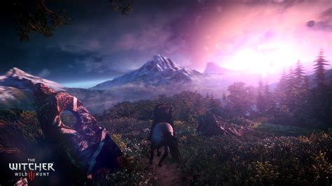 Wallpaper The Witcher 3 Wild Hunt Geralt Of Rivia Sunset Video