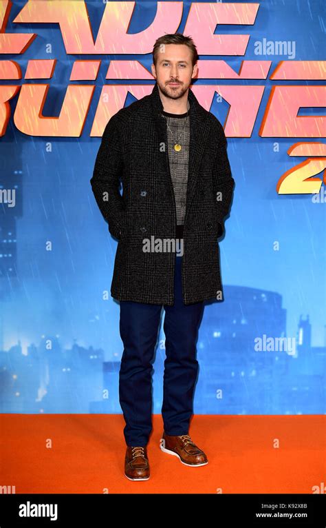 Ryan Gosling Attending The Blade Runner 2049 Photocall At The Corinthia Hotel London Stock