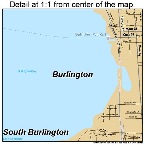 South Burlington Vermont Street Map 5066175