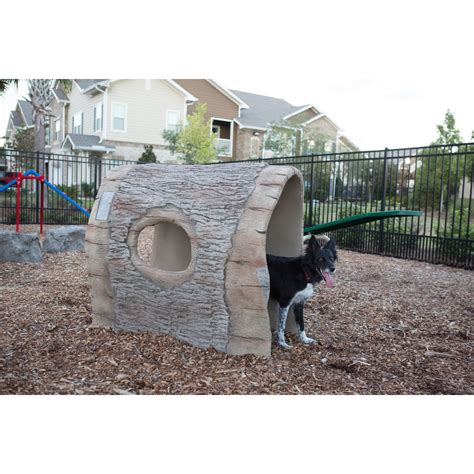 Nature Bark Log Tunnel By Barkpark Playground Outfitters
