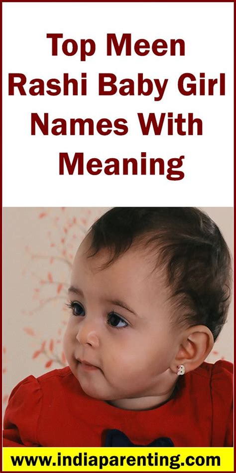 Top Meen Rashi Baby Girl Names With Meaning