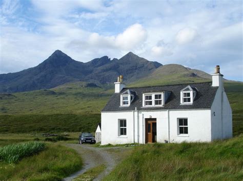 Houses In The Scottish Islands In A Spectacular And Isolated Position