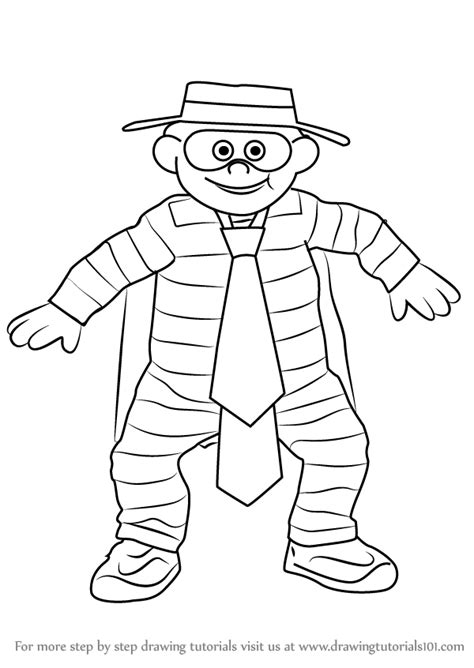 Thomas the tank engine games, simple drawing sheet for kids, good drawings for kids, mcdonalds coloring pages, mansion coloring pages, catshark colouring pages, coloring book naruto shippuden, big house pictures. Learn How to Draw Hamburglar (Mascots) Step by Step ...