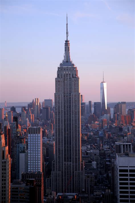Fotos Gratis Horizonte Arquitectura Noche Rascacielos Nueva York